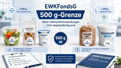 EWKFondsG 500g limit for food packaging
