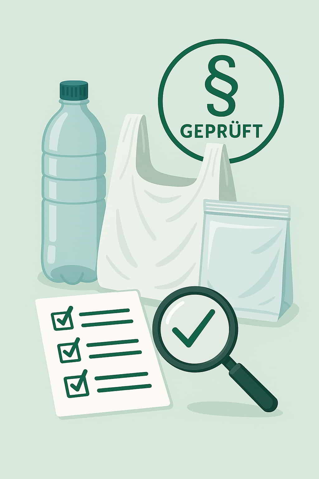Prüfung Verpackungen Einwegkunststoffe, Prüfer Einwegkunststoffgesetz, DIVID Mengenmeldung, Umweltbundesamt, LUCID, §11 EWKFondsG Prüfung, Deutschland, Einwegkunststoff Verpackung – meldepflichtig oder nicht?